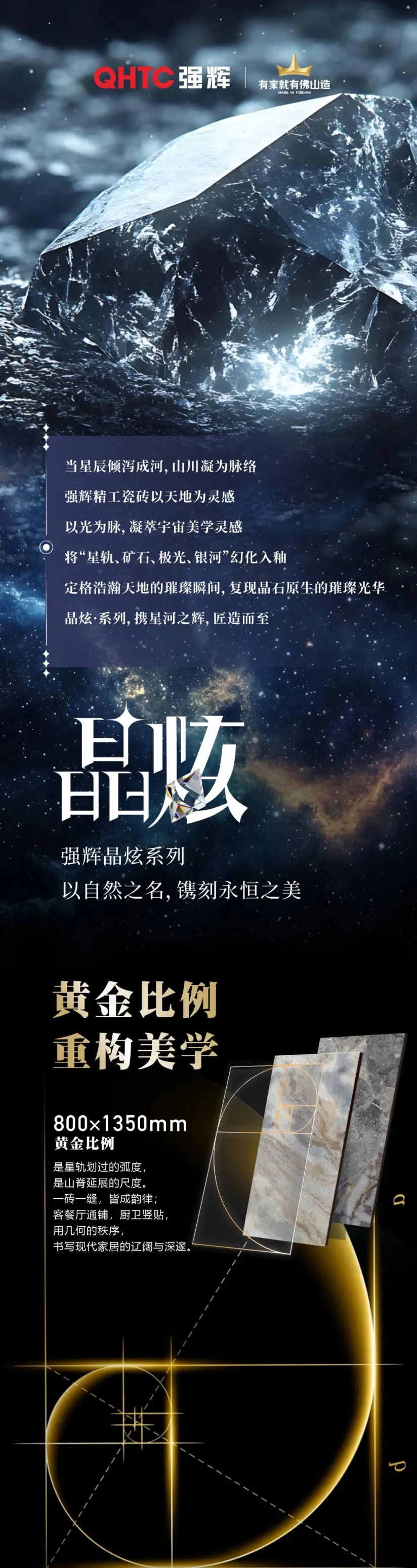 黃金比例，重構(gòu)美學(xué) | 強(qiáng)輝全新800×1350mm規(guī)格新品即將重磅上市！(圖1)
